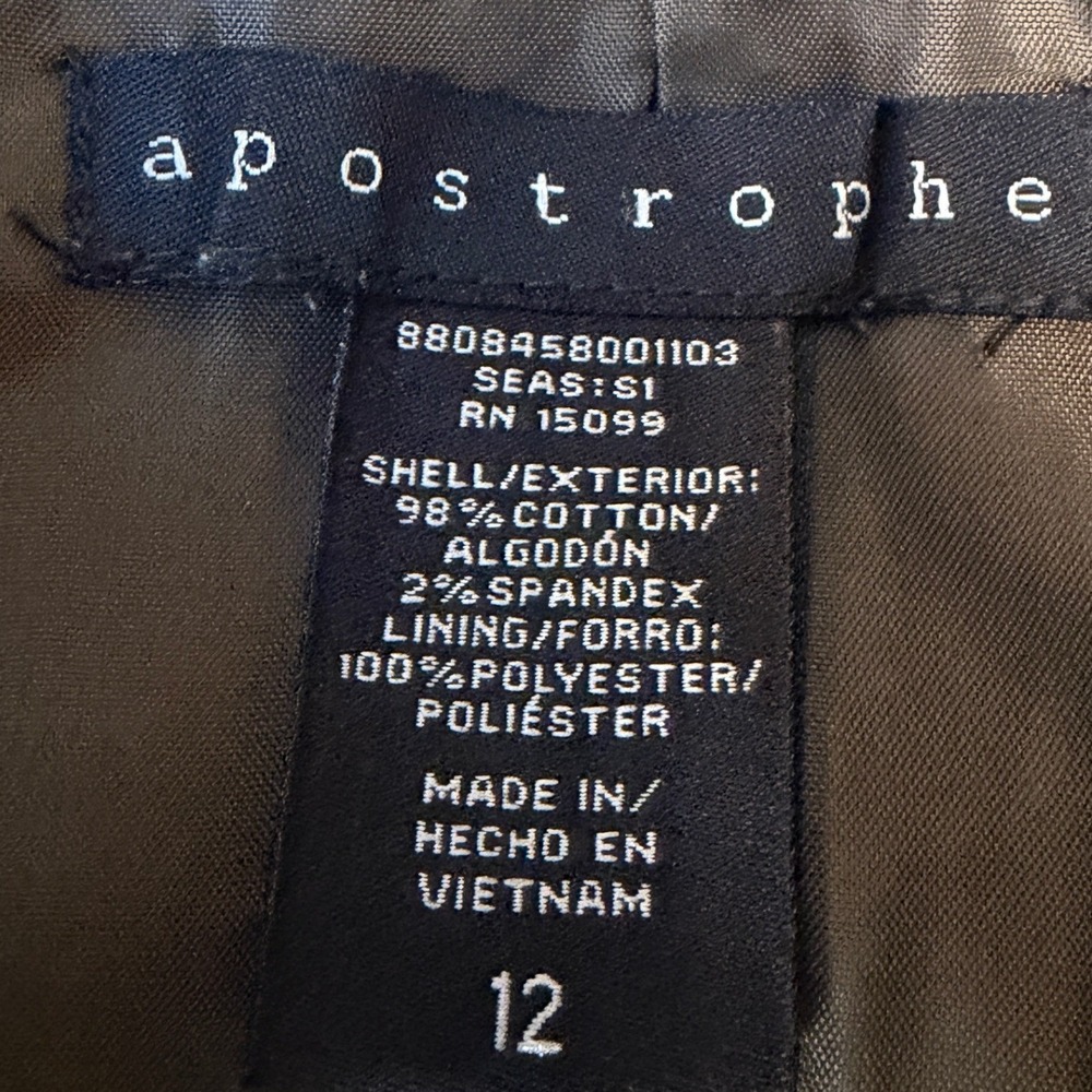 Apostrophe Military Band Officer Parade Jacket Gold Crest Buttons Indie 12 - Picture 6 of 15